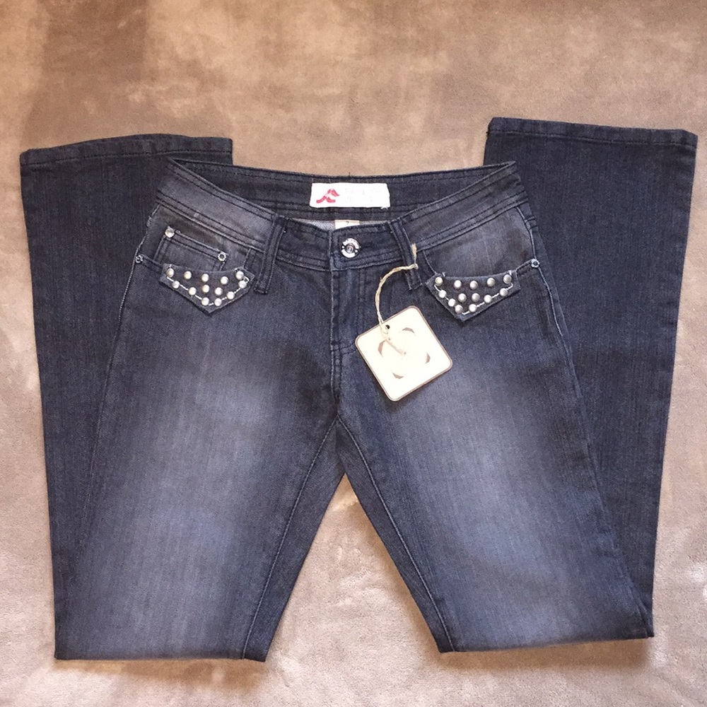 NWT Farlow Jeans Sz 7 Gray wash jeans
